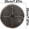 thumbnail image 2 of Finger Labyrinths, Wooden Finger Maze Board, Labyrinth Board Game, Puzzle Maze Game for Mindfulness, Meditation and Stress Relaxation, 2 of 4