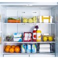 thumbnail image 2 of facefd Refrigerator Storage Box Clear Kitchen Cabinet Drawer PET Egg Food Organizer Fruit Fresh-keeping Container, Drink Box, 2 of 9
