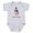 Heather Gray, variant on CafePress - Beagle Christmas - Cute Infant Bodysuit Baby Romper - Size Newborn - 24 Months