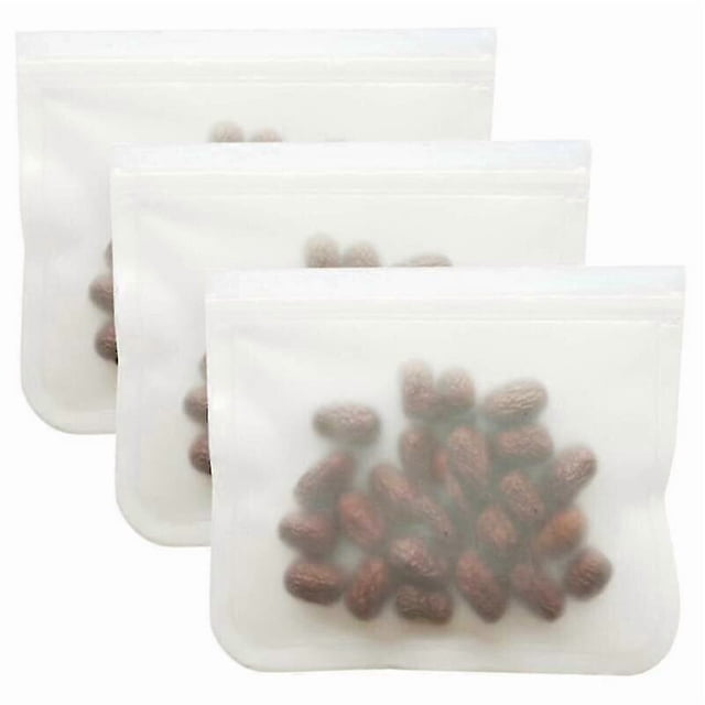 Sacs de Rangement Alimentaires sous Vide en silicone Réutilisables Maison Scellés pour Collations