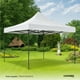 thumbnail image 4 of Combo Toldo Padua Blanco Impermeable 3x3 con Dos Mesas Plegables Blancas 1.8 metros Tipo Portafolio LOOMBER, 4 of 4