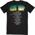 thumbnail image 2 of Alice Cooper - Camiseta Road Lista de Canciones de Algodón para Adultos Unisex (Negro), 2 of 2