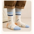 thumbnail image 3 of Cozy & Cute Crew Socks for Boys, Thermal Mid-Calf Socks, 5 Pairs of Warm Fleece-lined Cotton Socks, Fits 1-12 Years, 3 of 7