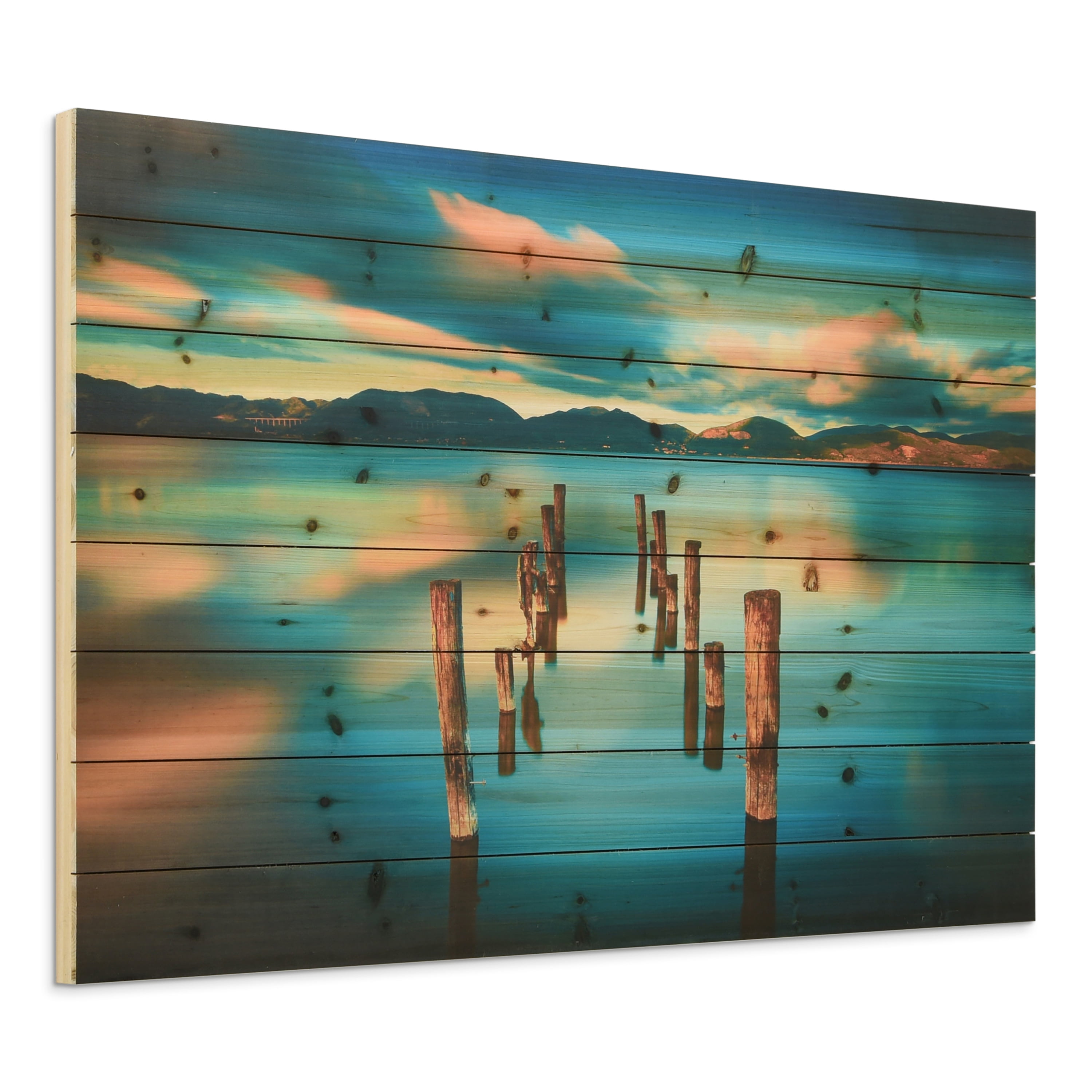 Empire Art Direct Evening Light Print on Solid Wood Wall Art, 30" x 45", Ready to Hang