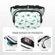thumbnail image 5 of Balery Sea Turtle Mochila Cinturón para Mujeres y Hombres, Bolsa de Cintura Impermeable de Doble Capa con Correa, 5 of 9