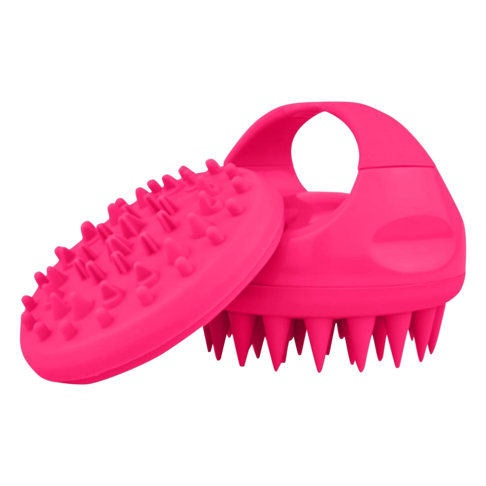 Shampoo Brush Wet Dry Hair Scalp Massager Brush With Soft Silicone