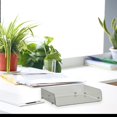 thumbnail image 5 of Vacemry Under $5 Wide Desktop Organizer, Stackable Acrylic File Tray for Office Supplies, Multi-Compartment Paper Storage Box, Transparent Document Sorter for Desk Organization, 5 of 7