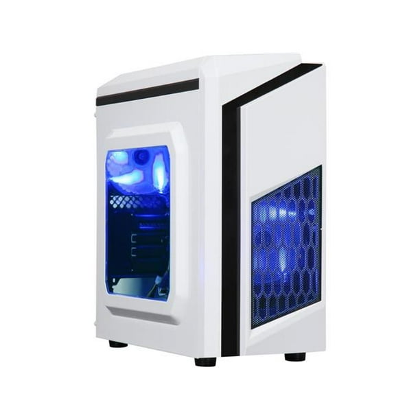 DIYPC DIYF2W White SPCC Micro ATX Mini Tower Computer Case