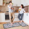 thumbnail image 2 of Sharks Kitchen Floor Mats Set of 2, Non-Slip Washable, Absorbent, Soft and Comfortable Kitchen Rugs, 19.7 "x27.6+19.7 "x47.2 Home Decor, 2 of 7