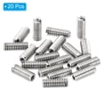 thumbnail image 3 of Unique Bargains Adaptateurs de Filetage Manchon Réducteur Écrou 20 Pcs M4x0.7 Mâle à M2x0.4 Femelle Réparation Insert Écrou 10mm, 3 of 7