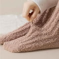 thumbnail image 5 of Monebena 4 Pairs Womens Fuzzy Socks with Exquisite Box Thicken Coral Velvet Winter Warm Slipper Floor Socks Cozy Soft Socks Fluffy Cute Christmas Stocking M01, 5 of 8