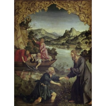 Galleria St Petersburg Calling of St Peter Hans von Kulmbach (ca1480-1522 German) Oil on canvas Galleria degli Uffizi Florence Italy Canvas Art - Hans von Kulmbach (18 x 24) ()