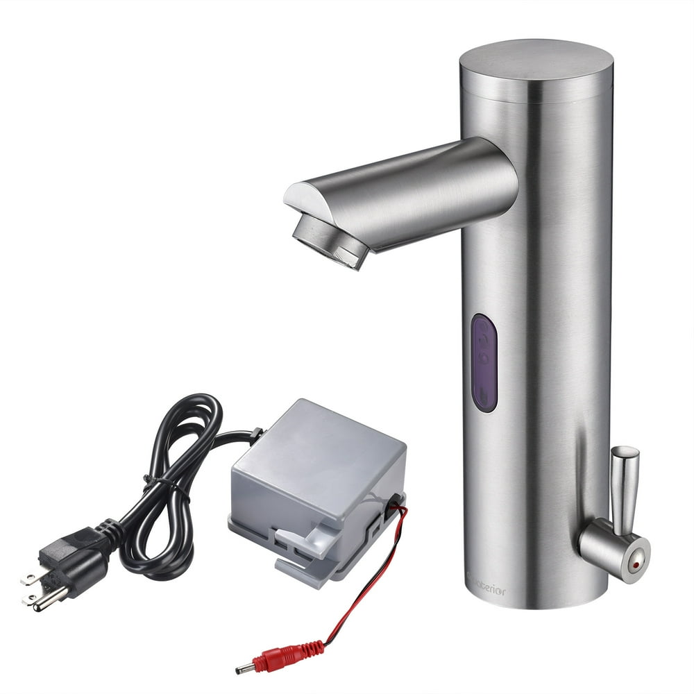 Aquaterior Automatic Sensor Bathroom Faucet Touchless Undermount Sink