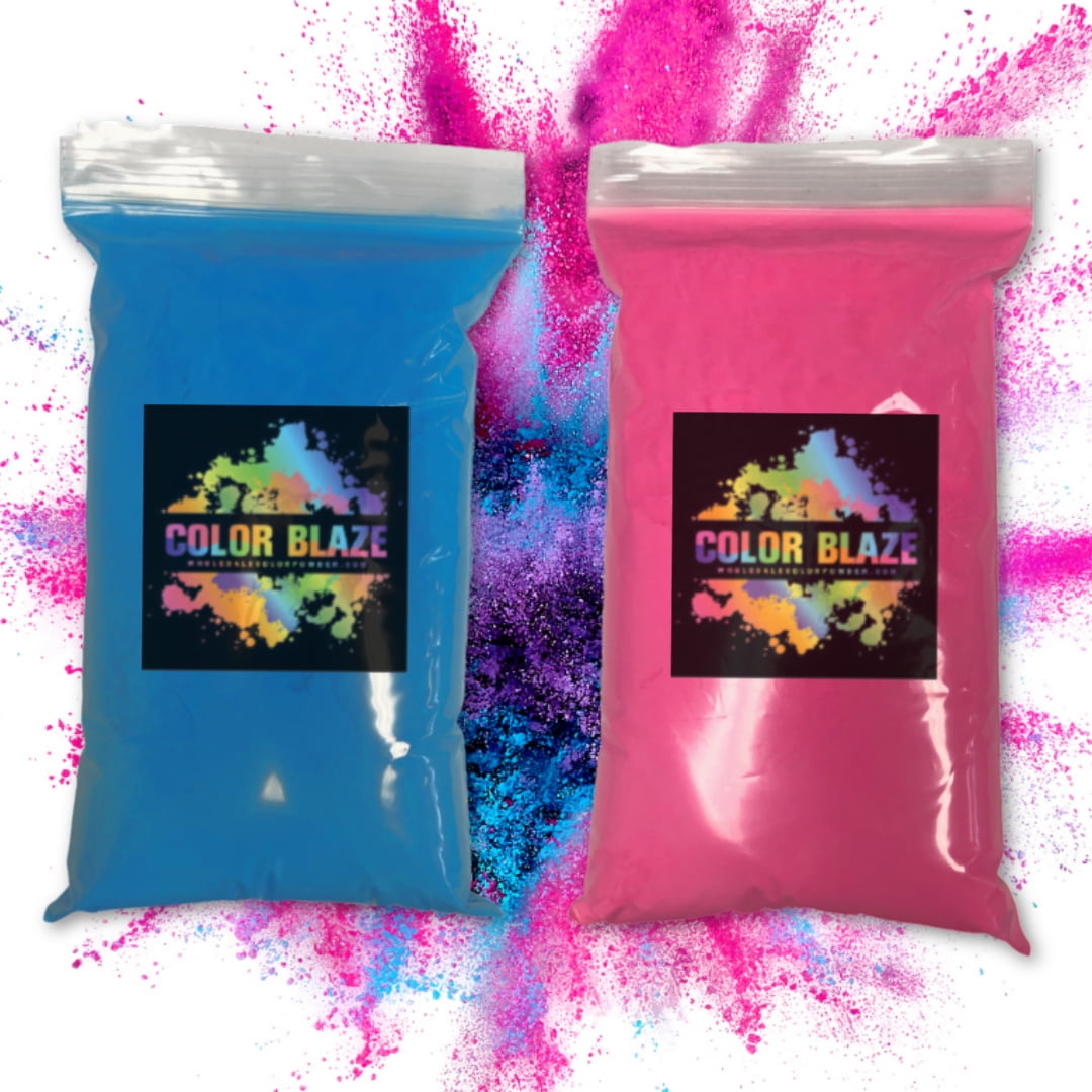 Color Blaze Gender Reveal Powder 10 lbs Blue for Baby Boy Announcement 