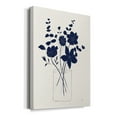thumbnail image 2 of Indigo Sketch Bouquet I Premium Gallery Wrapped Canvas - Ready to Hang, 2 of 9