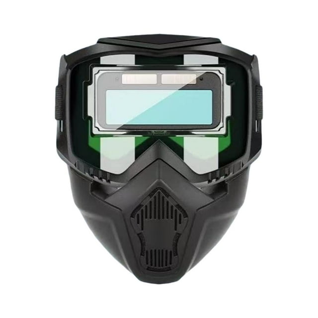 ZOUBAOQ Automatic Light-Changing Welding Helmet, PVC+PC, 18*23cm, Eye Protection, Wide View, Lightweight