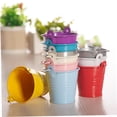 thumbnail image 3 of FUTUREORYY 10Pcs Assorted Color Metal Hanging Flower Pots for Balcony Garden and Patio Decoration, 3 of 6