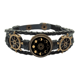 thumbnail image 1 of Sol Luna Totem patrón forma Pulsera marina tejida en cuero, 1 of 4
