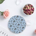 thumbnail image 4 of FMSHPON Octopus Nautical Anchor Rudder Seahorse Set of 6 Round Coaster for Drinks, Absorbent Ceramic Stone Coasters Cup Mat with Cork Base for Home Kitchen Room Coffee Table Bar Decor, 4 of 6