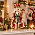 3-Layer Wooden Block Bell Crown Nutcracker Tabletop Display for ...