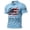 Light Blue, variant on Zimjoy 250th Anniversary USA Polo Shirts for Men USA Flag Short Sleeve Fourth of July Shirts Henley Neck Patriotic Independence Day T Shirt, Navy L