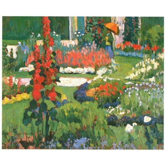 An Old Fashioned Garden-Bremer - CANVAS OR FINE PRINT WALL ART