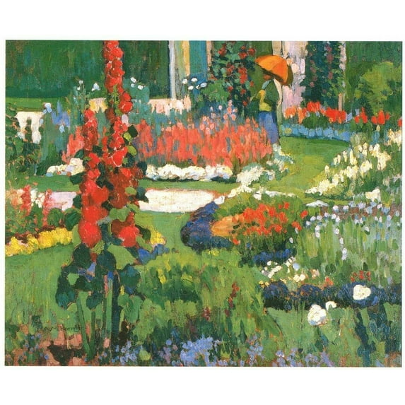 An Old Fashioned Garden-Bremer - CANVAS OR FINE PRINT WALL ART