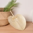 thumbnail image 7 of Soumake Bamboo Hand Fans Natural Handmade Weaving Fans Lightweight Palm Leaf Fan Children And Adults Handheld Fan with 2 Size for Summer Cooling Down, 7 of 7
