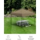 thumbnail image 3 of 10x10 ft pop up canopy single sidewall, 210d oxford fabric replacement wall, khaki, 3 of 7