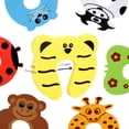 thumbnail image 2 of protectores para pellizcos de dedos, tope de puerta de animales de dibujos animados, cojín de espuma suave, protector de dedos para bebés, evita lesiones por pellizcos en los dedos, portazos y que el, 2 of 6