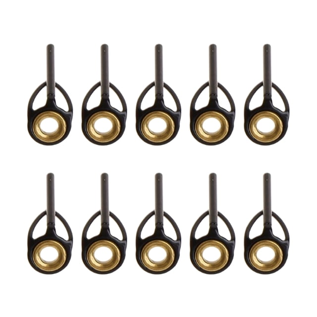 10 piezas Guías de varilla resistentes giratorias Sunnimix de punta Ojos Kit de 0.9mm