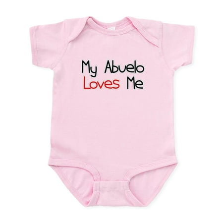 

CafePress - My Abuelo Loves Me Baby Onesie Bodysuit - Baby Light Bodysuit Size Newborn - 24 Months
