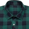 thumbnail image 3 of Dovford Men's All Cotton Flannel Shirt, Long Sleeve Casual Button Up Plaid Shirt, Brushed Soft Outdoor Shirts, 3 of 6