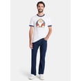 thumbnail image 2 of Disney Grumpy Men's Happy Face Graphic Ringer Tee, 2 of 5
