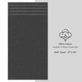 thumbnail image 4 of American Soft Linen Luxury 4 Piece Bath Towel Set, 100% Cotton Turkish Bath Towels for Bathroom, Dark Gray, 4 of 10