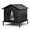 Black, variant on Outdoor Cat House, Waterproof Weatherproof Insulated Foldable Shelter for Feral Cats
