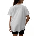 thumbnail image 2 of Women's Gameday Couture White Michigan Wolverines Wild Expectations Tri-Blend Flowy T-Shirt, 2 of 3