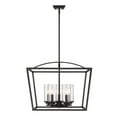 thumbnail image 3 of Golden Lighting Mercer 5-Light Chandelier in Matte Black, 3 of 6