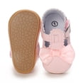 thumbnail image 5 of Infant Baby Girls Soft Sole Bowknot Princess Wedding Dress Mary Jane Flats Prewalker Newborn Light Baby Sneaker Shoes, 5 of 8