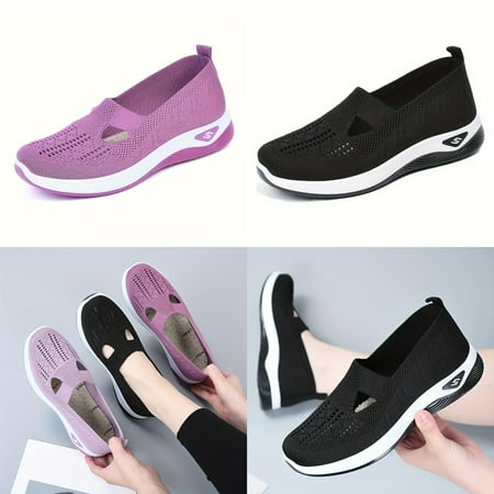 

SZGMKJ Women‘s Breathable Mesh Slip-On Flats - Comfy Round Toe Summer Shoes with Soft Sole