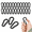 1.97inch(M5)--24pcs, variant on 3.15inch(M8)--24pcs Galvanized Steel Spring Snap Hooks Heavy Duty Quick Links