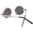 thumbnail image 4 of FEISEDY Lunettes de Soleil Rétro Gothiques Steampunk Monture Ronde en Métal Cercle Punk Inspiré Ombre Hommes B1857, 4 of 6