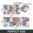 thumbnail image 7 of Patchwork Pioneer Flower Kitchen Rugs Sets Of 2,Anti Fatigue Kitchen Mat Rugs Non Slip Washable,Decorative Kitchen Floor Mats for Kitchen,Sink,Laundry,17"x30"+17"x47", 7 of 7