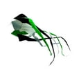 thumbnail image 1 of Cometa Voladora Suave, Fácil de Usar, Decoración Versátil, Cometa Giratoria Clásica con Cola, Cometa Giratoria para Actividades en Parques, Playas Y P Negro Verde, 1 of 8