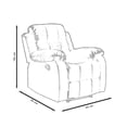 thumbnail image 4 of Sofa Reclinable Midtown Concept 1 Plaza Color Negro, 4 of 4