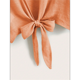 thumbnail image 5 of Traje de Baño para Mujer, Túnica, Bikini con Lazo, Camiseta de Playa Suave de Larga Coral XS, 5 of 6
