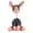 Gray, variant on Deago Pet Squeaky Plush Dog Toys with Donkey Shape Durable Dog Chew Toys for Small Medium Large Dogs