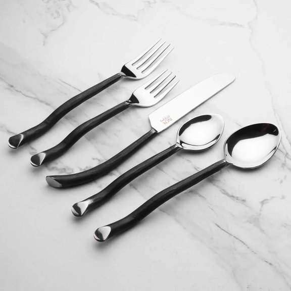 SMM EXPORTS INOX Twig Flatware 5 Pc. Place Setting