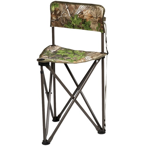 Hunters Specialties Camo Furniture Tripod Chair, Realtree Xtra Green