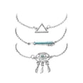 thumbnail image 6 of 3pcs Simple Vintage Alloy Women Bracelet Casual Wristband Bangle Jewelry Gift, 6 of 8